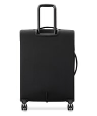 BENETTON By DELSEY COLOR BLOCK Cabine extensible + chariot moyen + grand ensemble Noir - Ensemble Valises - 4