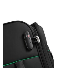 BENETTON By DELSEY COLOR BLOCK Cabine extensible + chariot moyen + grand ensemble Noir - Ensemble Valises - 5