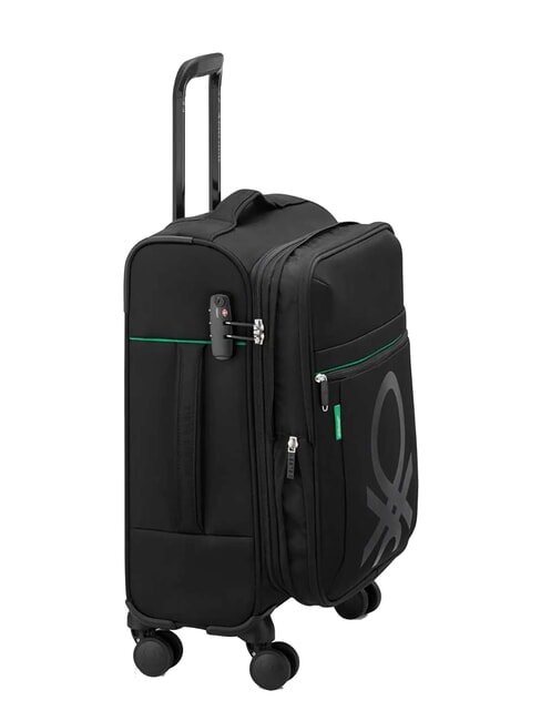 COLOR BLOCK valise cabine extensible Noir - Valises cabine