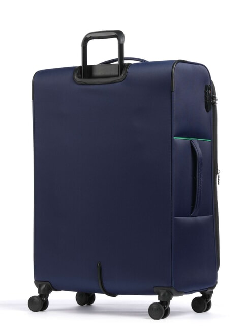 COLOR BLOCK Grand chariot extensible bleu - Valises Semi-rigides