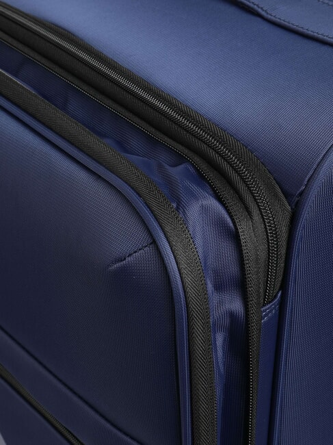 COLOR BLOCK Grand chariot extensible bleu - Valises Semi-rigides