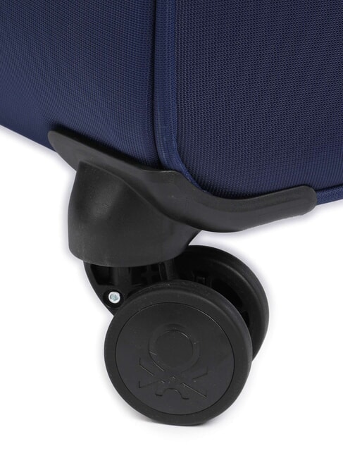 COLOR BLOCK Grand chariot extensible bleu - Valises Semi-rigides