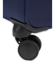 BENETTON By DELSEY COLOR BLOCK Grand chariot extensible bleu - Valises Semi-rigides - 6