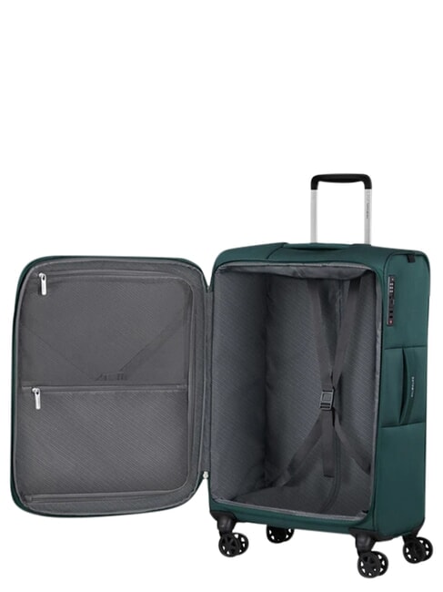 BASE BREEZE Chariot moyen vert fonc&eacute; - Valises Semi-rigides