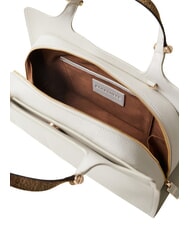 BORBONESE BOLT Sac &agrave; main avec bandouli&egrave;re cr&egrave;me chantilly/op&eacute;ration - Sacs pour Femme - 5