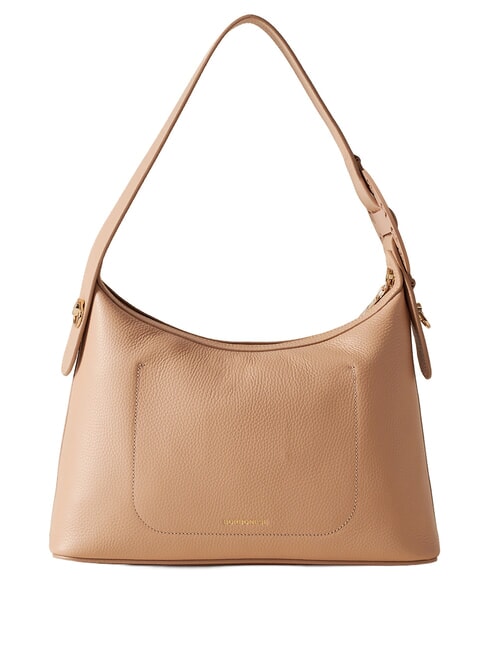 011 Sac bandouli&egrave;re en cuir biscuit - Sacs pour Femme