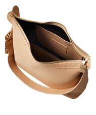 BORBONESE 011 Sac bandouli&egrave;re en cuir biscuit - Sacs pour Femme - 5