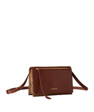 BORBONESE LIVRE Mini sac bandouli&egrave;re cuir/naturel op - Sacs pour Femme - 2