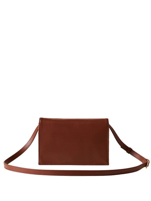 LIVRE Mini sac bandouli&egrave;re cuir/naturel op - Sacs pour Femme