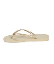 HAVAIANAS Tongs HAVAINAS SLIM SABLE GRIS / LIGHT GOLDEN - Chaussures Femme - 4