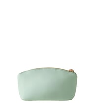 BORBONESE LETTERING Mini trousse de toilette en cuir lichen - Pochettes & Trousses - 3