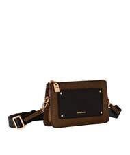 BORBONESE GRAFFITI Mini sac bandouli&egrave;re op naturel / noir - Sacs pour Femme - 2