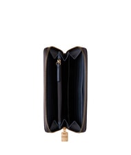 BORBONESE VITE SOFT Portefeuille Zip Around lapis bleu - Portefeuilles Femme - 2