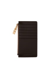 BORBONESE VITE ANIMALIER pochette en cuir brun/&eacute;b&egrave;ne - Pochettes & Trousses - 2