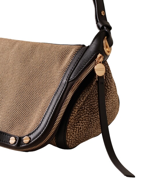 FRAME sac bandouli&egrave;re naturel/&eacute;b&egrave;ne - Sacs pour Femme