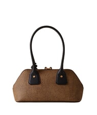 BORBONESE GEMINI sac bandouli&egrave;re op naturel / noir - Sacs pour Femme - 3