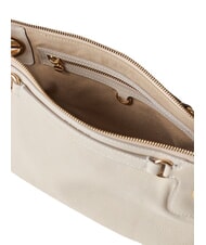 BORBONESE LONDON Sac bandouli&egrave;re en cuir coton blanc - Sacs pour Femme - 5