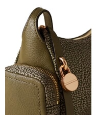 BORBONESE POCHE Mini sac bandouli&egrave;re olive - Sacs pour Femme - 4