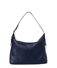 BORBONESE 011 Sac bandouli&egrave;re en cuir Bleu de Prusse - Sacs pour Femme - 2