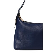 BORBONESE 011 Sac bandouli&egrave;re en cuir Bleu de Prusse - Sacs pour Femme - 4