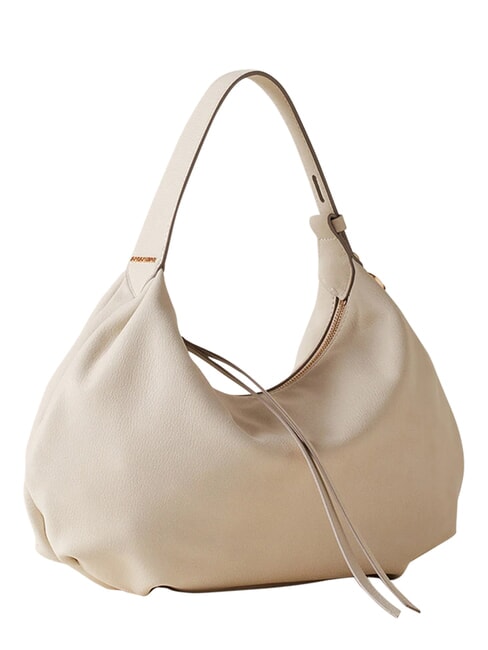 PRIVE Sac bandouli&egrave;re en cuir coton blanc - Sacs pour Femme