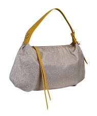 BORBONESE PRIVE Sac bandouli&egrave;re Hobo sable/safran - Sacs pour Femme - 3