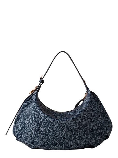 PRIVE Sac bandouli&egrave;re Hobo lapis bleu - Sacs pour Femme