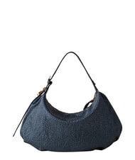 BORBONESE PRIVE Sac bandouli&egrave;re Hobo lapis bleu - Sacs pour Femme - 2