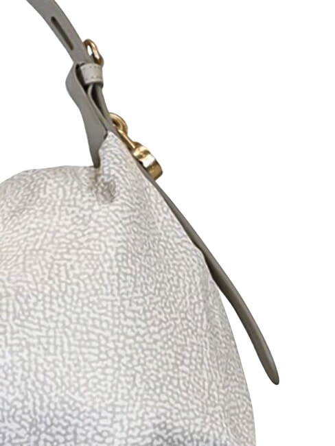PRIVE Sac bandouli&egrave;re Hobo coton blanc - Sacs pour Femme