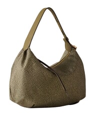 BORBONESE PRIVE Sac bandouli&egrave;re Hobo olive - Sacs pour Femme - 4
