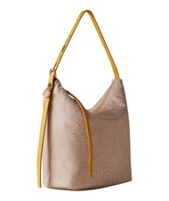 BORBONESE PRIVE Sac bandouli&egrave;re vertical sable/safran - Sacs pour Femme - 3