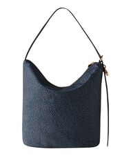 BORBONESE PRIVE Sac bandouli&egrave;re vertical lapis bleu - Sacs pour Femme - 2