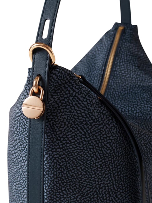 PRIVE Sac bandouli&egrave;re vertical lapis bleu - Sacs pour Femme