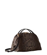 BORBONESE SEXY Sac &agrave; main en cuir, avec bandouli&egrave;re - Sacs pour Femme