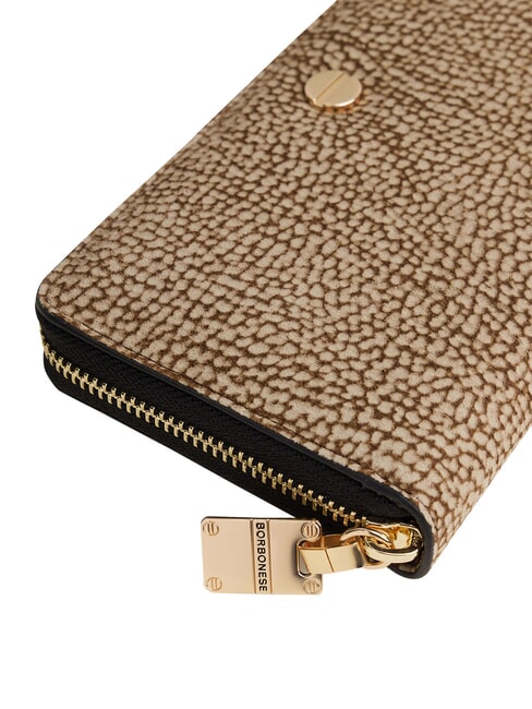 CAMOSCIO OP Portefeuille Zip Around op / natu - Portefeuilles Femme