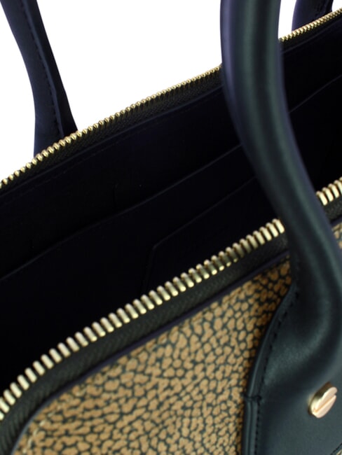 GEMINI sac bandouli&egrave;re op naturel / noir - Sacs pour Femme