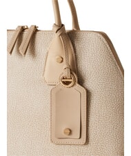 BORBONESE GEMINI Sac &agrave; main avec bandouli&egrave;re sable - Sacs pour Femme - 6