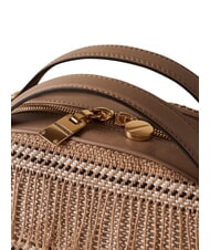 BORBONESE SEXY Sac &agrave; main avec bandouli&egrave;re amovible naturel - Sacs pour Femme - 4