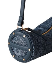 BORBONESE VIS-A-VIS Petit sac bandouli&egrave;re lapis bleu - Sacs pour Femme - 4