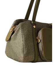 BORBONESE POCHE sac bandouli&egrave;re olive - Sacs pour Femme - 4