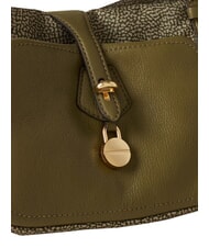 BORBONESE POCHE sac bandouli&egrave;re olive - Sacs pour Femme - 5