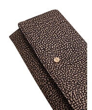 BORBONESE CLASSICA Grand portefeuille &agrave; rabat OP / NATUREL / NOIR - Portefeuilles Femme - 4