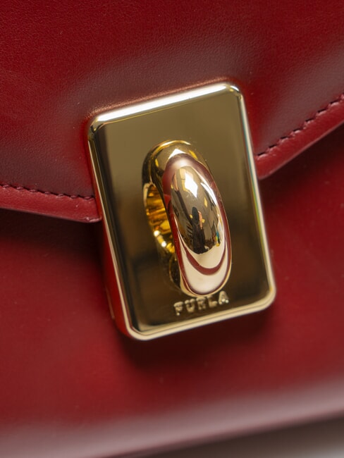 MERIDIANA  sac en cuir rubis - Sacs pour Femme