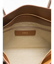 FURLA GOCCIA sac bandouli&egrave;re Cognac - Sacs pour Femme - 5