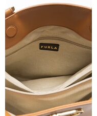 FURLA CAMPIONARIO - TEIA sac en cuir Brandy - Sacs pour Femme - 5
