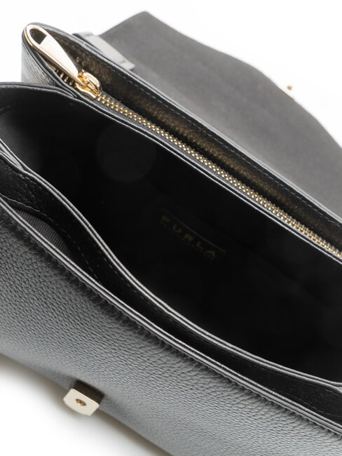 CAMPIONARIO - DAFNE  Sac &agrave; main avec bandouli&egrave;re Noir - Sacs pour Femme