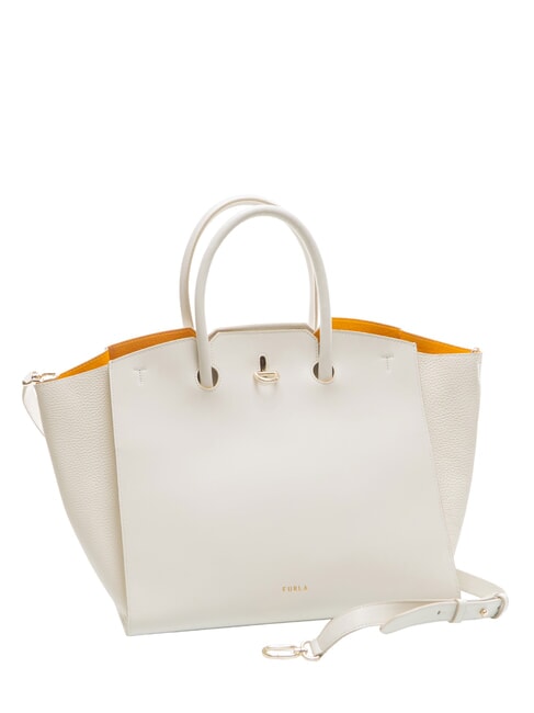 GENESI Sac &agrave; main avec bandouli&egrave;re Guimauve - Sacs pour Femme