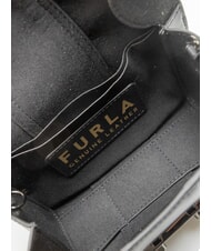 FURLA METROPOLIS Mini sac bandouli&egrave;re Noir - Sacs pour Femme - 5