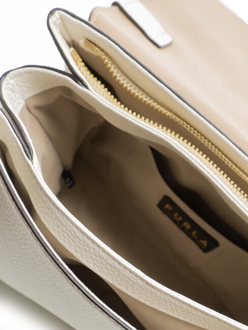 CAMPIONARIO - DAFNE  Sac &agrave; main avec bandouli&egrave;re talc - Sacs pour Femme