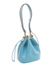 FURLA CAMPIONARIO - SFERA  Mini sac seau en cuir cobalt - Sacs pour Femme - 3
